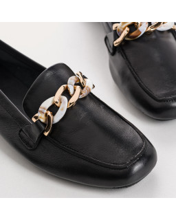 Mocassins Bijou Femme Cuir - HOREL | Reqins