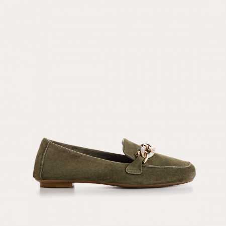 MOCASSINS HOREL CUIR VELOURS