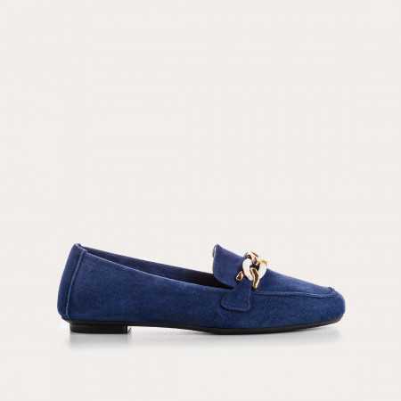 MOCASSINS HOREL CUIR VELOURS