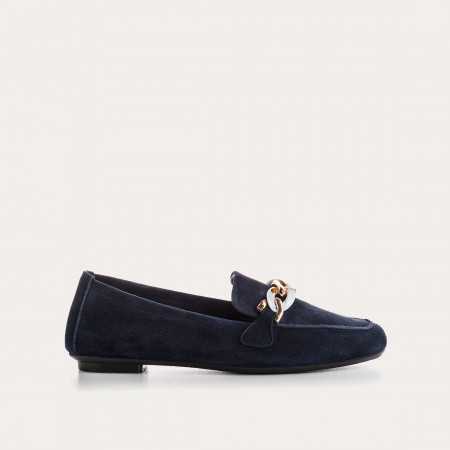 MOCASSINS HOREL CUIR VELOURS