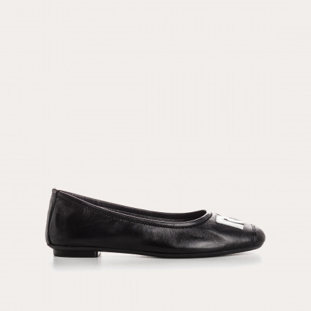 BALLERINES HAVA CUIR/ECLAT