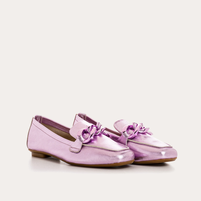 Mocassins Femme Cuir Métallisé  - HARTEGA  | Reqins