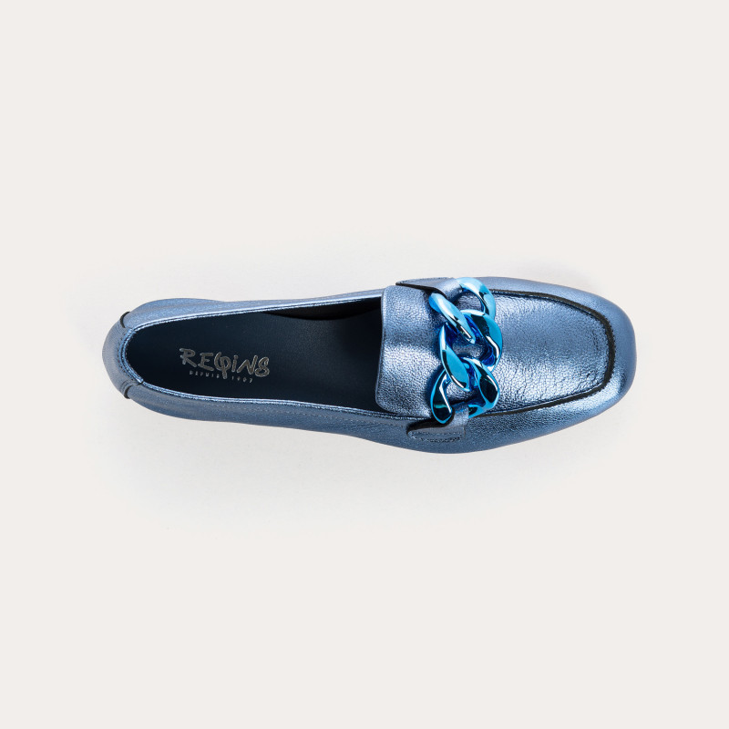 Mocassins Femme Cuir Métallisé  - HARTEGA  | Reqins