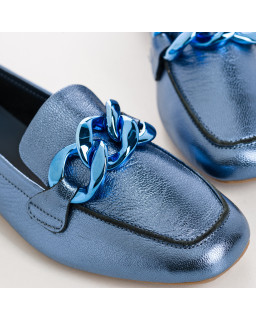 Mocassins Femme Cuir Métallisé  - HARTEGA  | Reqins