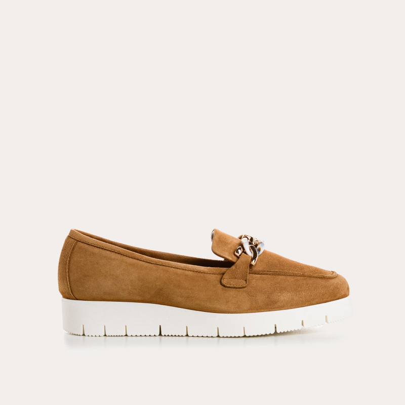 loafers compensés femme suede | reqins