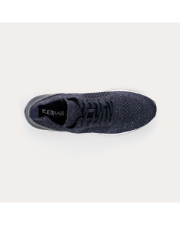 Women's crochet fabric lace top sneakers