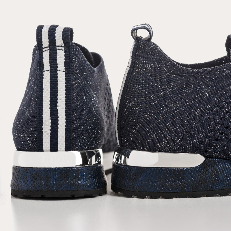 Sneakers Ines Crochet Lamé - Elegance