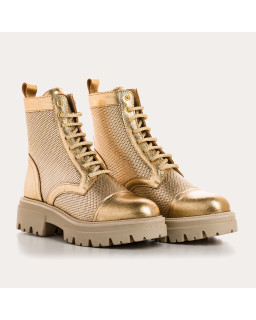 Boots Femme Cuir Perfo - DETROIT | Reqins