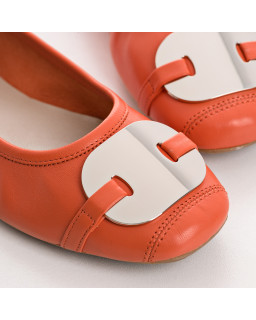 Ballerines Hermes en cuir - Élégance & Style | Reqins