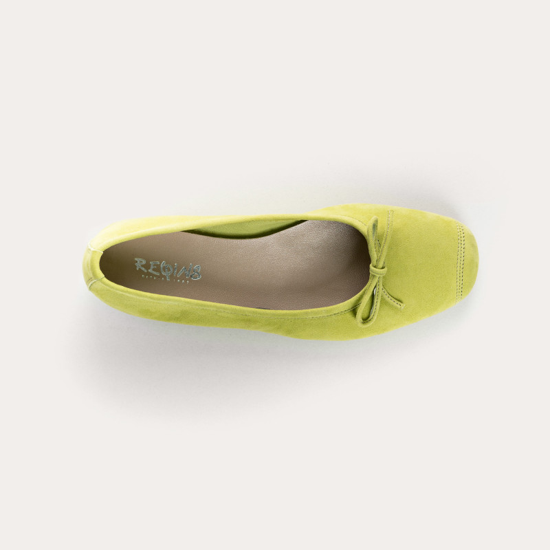 Harmony soft suede ballerinas