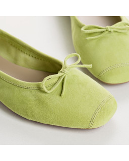 Harmony soft suede ballerinas