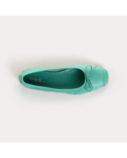 Harmony smooth leather ballerinas