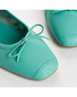 Harmony smooth leather ballerinas