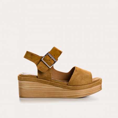 SANDALES THALIE CUIR VELOURS