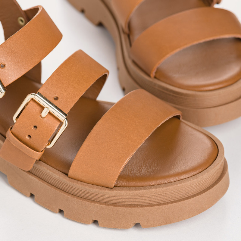 Logan leather sandals - Comfort & Style Bohemian-Chic