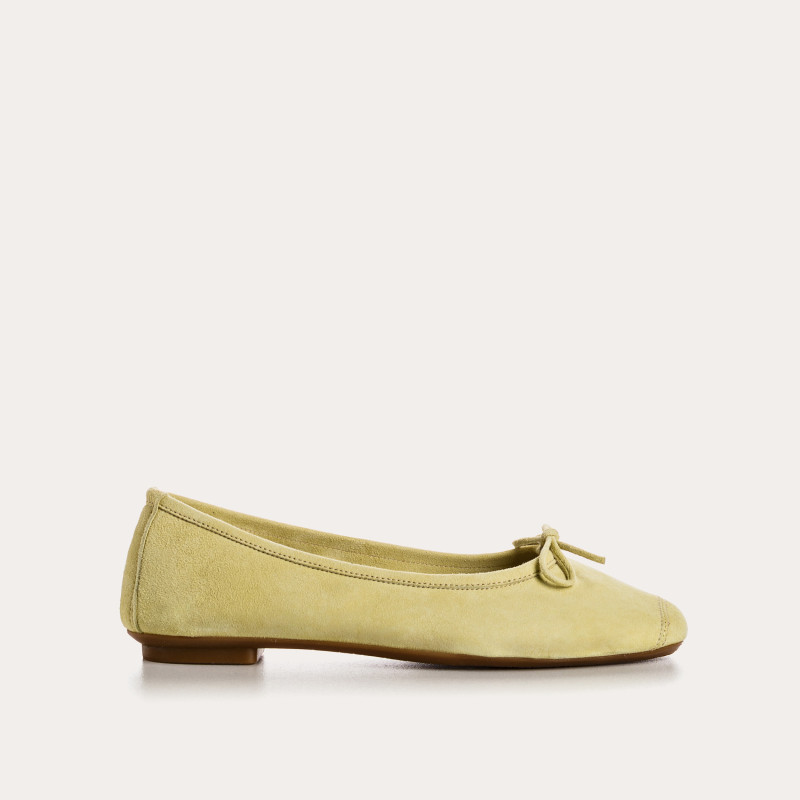 Harmony soft suede ballerinas