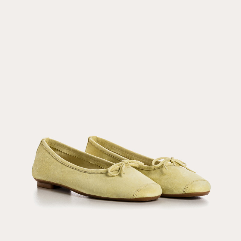 Harmony soft suede ballerinas