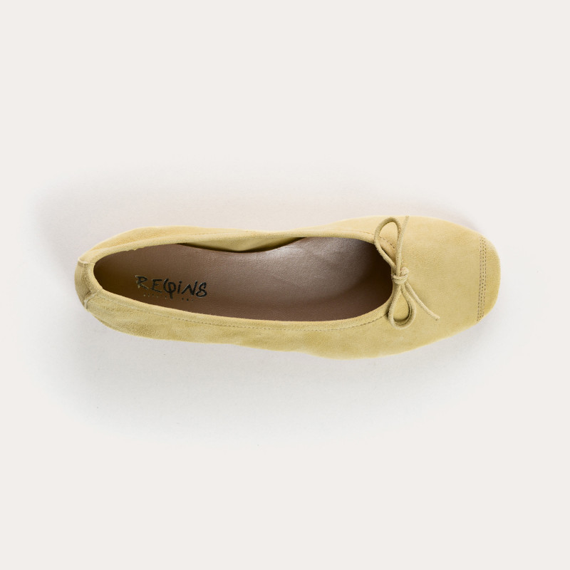 Harmony soft suede ballerinas
