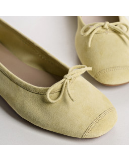 Ballerines Harmony en cuir velours souple | Reqins