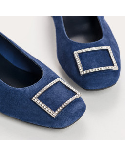 Ballerinas Jewel with Suede - Karisse | Reqins
