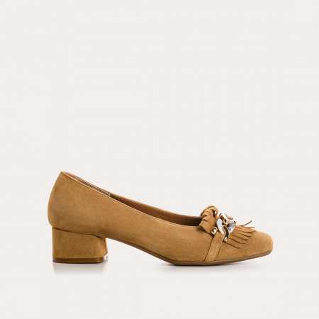 BALLERINES KOS CUIR VELOURS