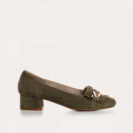 BALLERINES KOS CUIR VELOURS