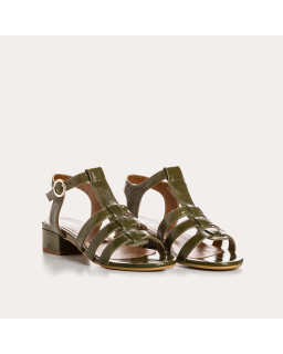 Sandales PRESLY - chaussures cuir vernis femme | REQINS