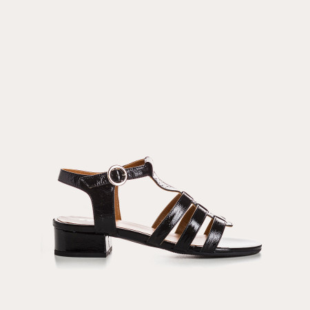 Presly Sandals - Women's Varnished Leather Shoes | Reqins