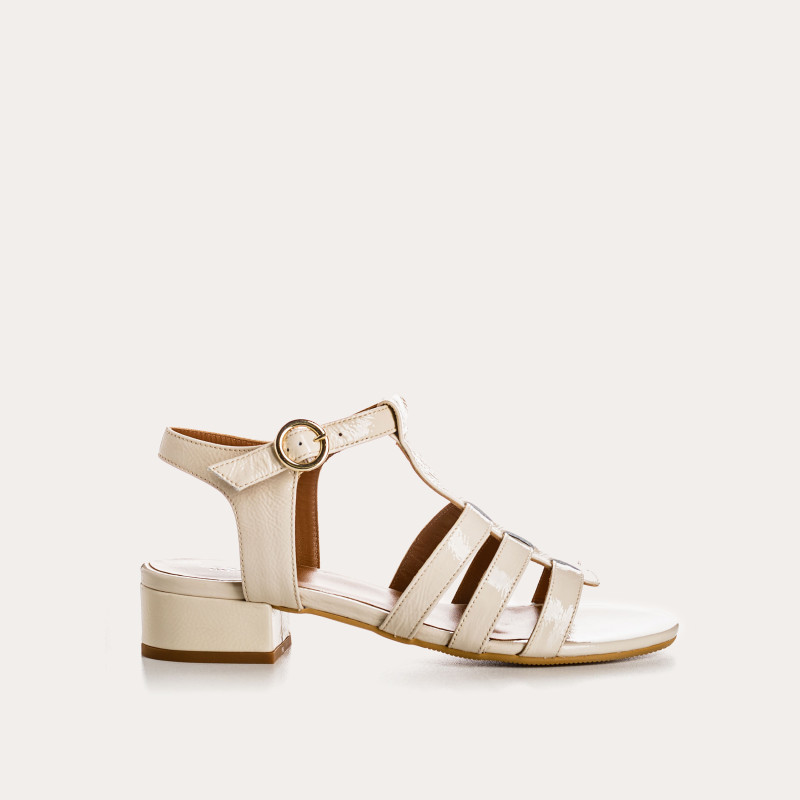 Sandales PRESLY - chaussures cuir vernis femme | REQINS