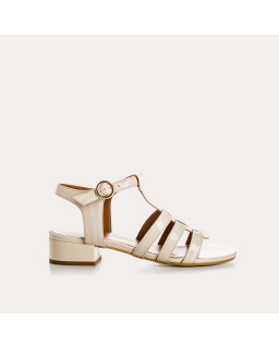 Presly Sandals - Women's Varnished Leather Shoes | Reqins