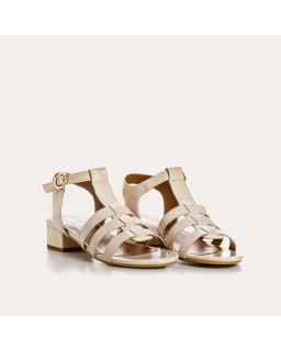 Presly Sandals - Women's Varnished Leather Shoes | Reqins