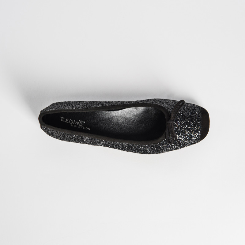 Harmony ballerinas with glitter and square tip