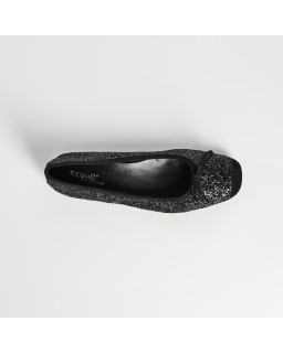 Harmony ballerinas with glitter and square tip