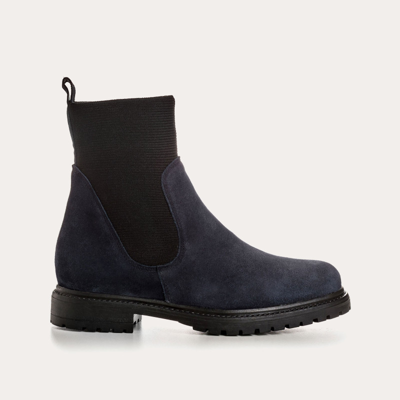 Boots chelsea suede with elastic