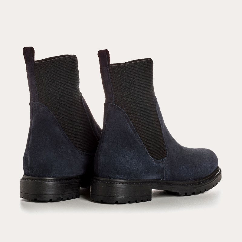 Boots chelsea suede with elastic