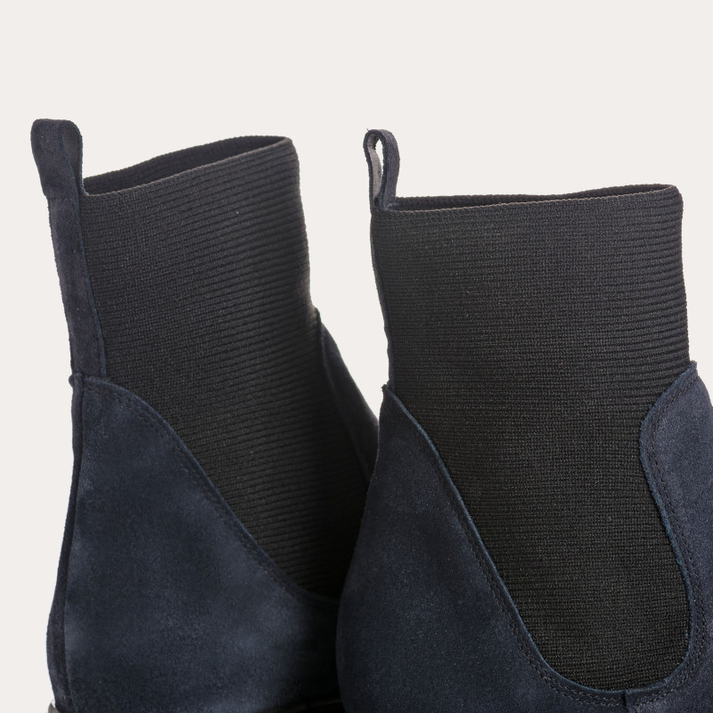 Boots chelsea suede with elastic