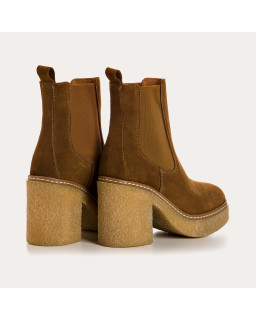 Boots Feroe - Velvet Leather - Women's Shoes | Reqins