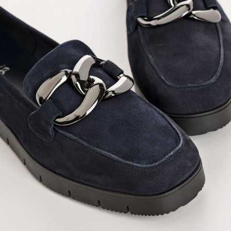 MOCASSINS NASTER CUIR VELOURS