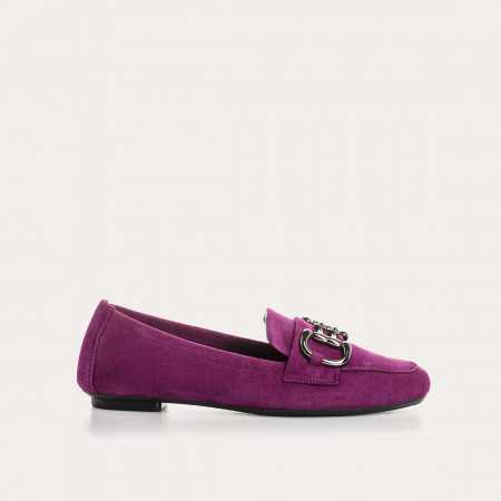 MOCASSINS HINDER CUIR VELOURS