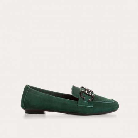 MOCASSINS HINDER CUIR VELOURS