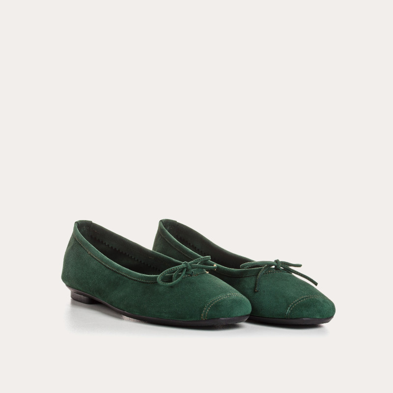 Harmony soft suede ballerinas