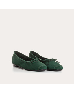 Ballerines Harmony en cuir velours souple | Reqins