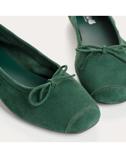 Harmony soft suede ballerinas