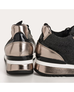 Baskets IMPULSE - crochet lame - chaussures femme | Reqins