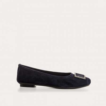 BALLERINES HAMARANTE CUIR...