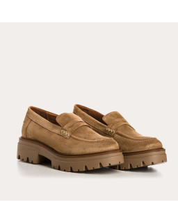 Moccasins Alabama Chunky velvet leather