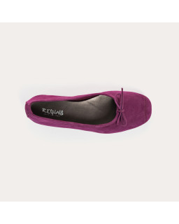 Ballerines Harmony en cuir velours souple | Reqins