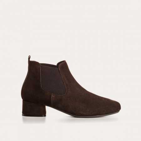 BOOTS KEEGAN CUIR VELOURS