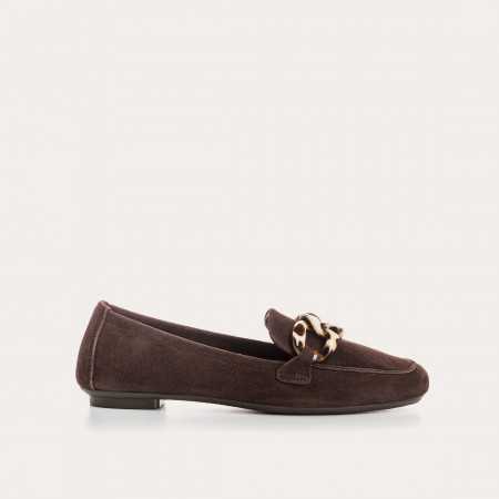 MOCASSINS HANISSA CUIR VELOURS
