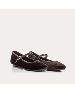 Honoured MARY JANES Hai x Leather and Velvet Reqins